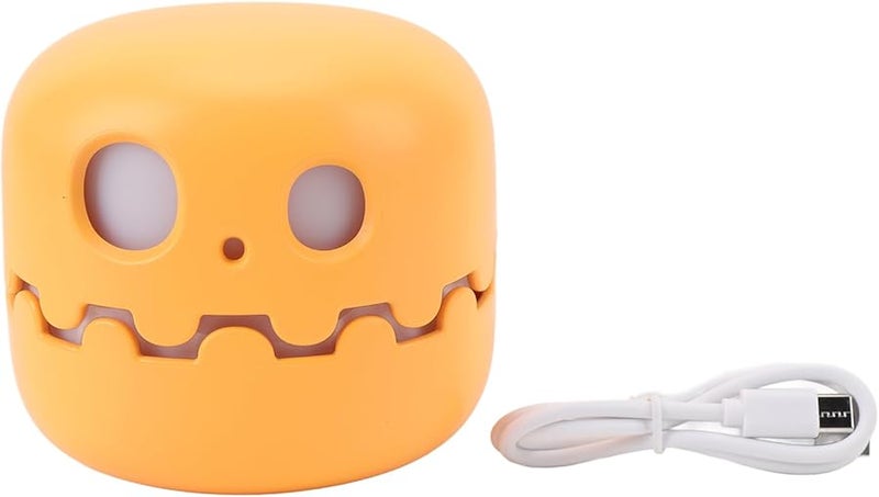 Cute Pumpkin Night Cordless Rechargeable LED Bedside Lamp Dimmable With Timer - Image 1